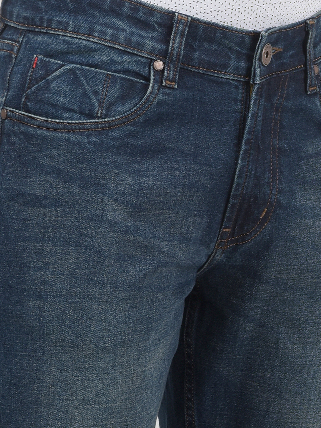 Numero Uno Men Solid Dark Blue Jeans